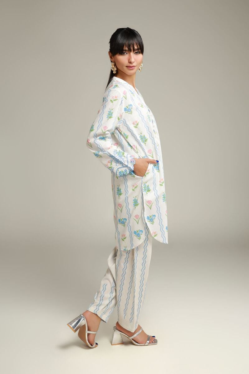 Embroidered | Cotton Dobby | Printed Cotton Shalwar | USD 25.00