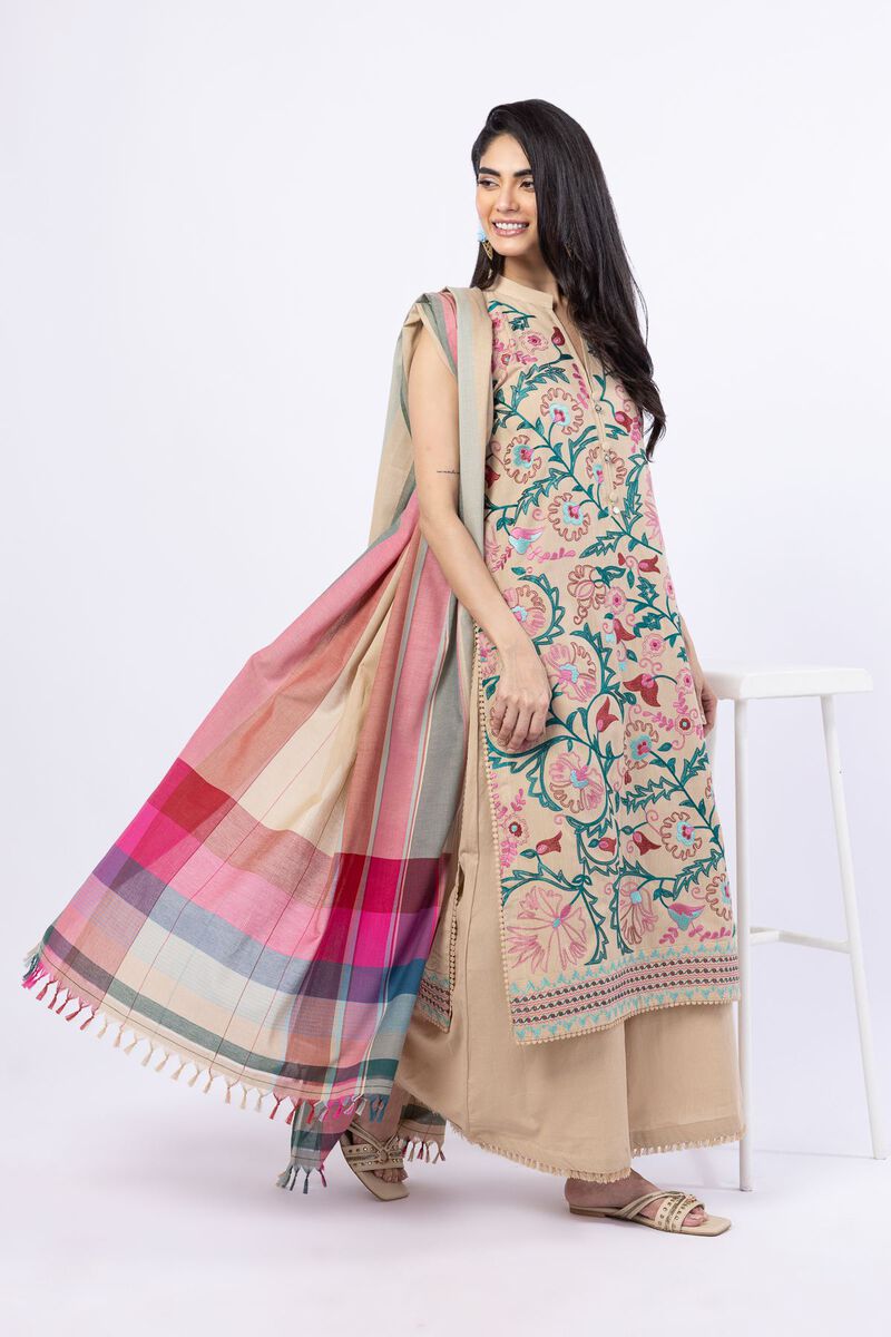 Dyed | Handwoven Cotton | Dupatta | USD 11.50