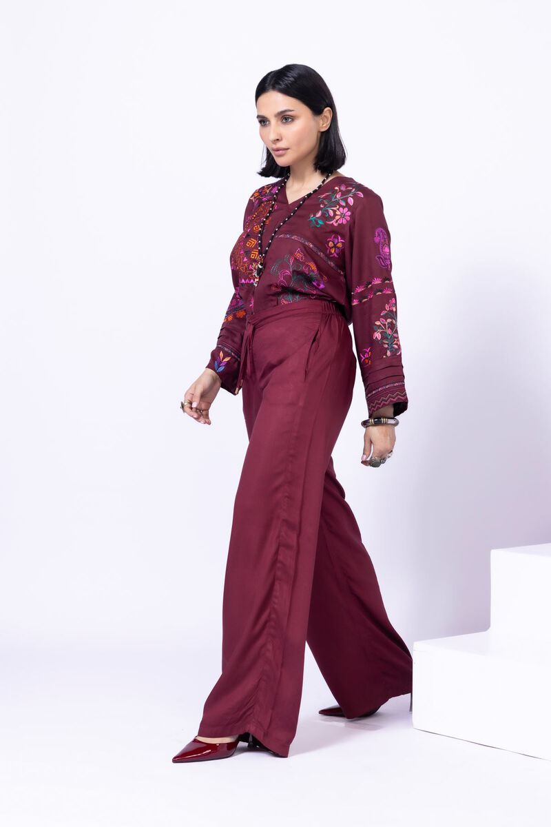 Dyed | Viscose Crepe | Trousers | USD 7.50