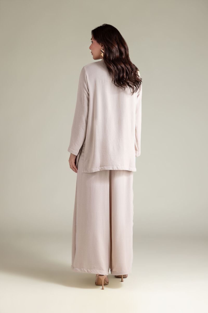 Dyed | Blended Crinkle | Solid Long Kurta | USD 35.00