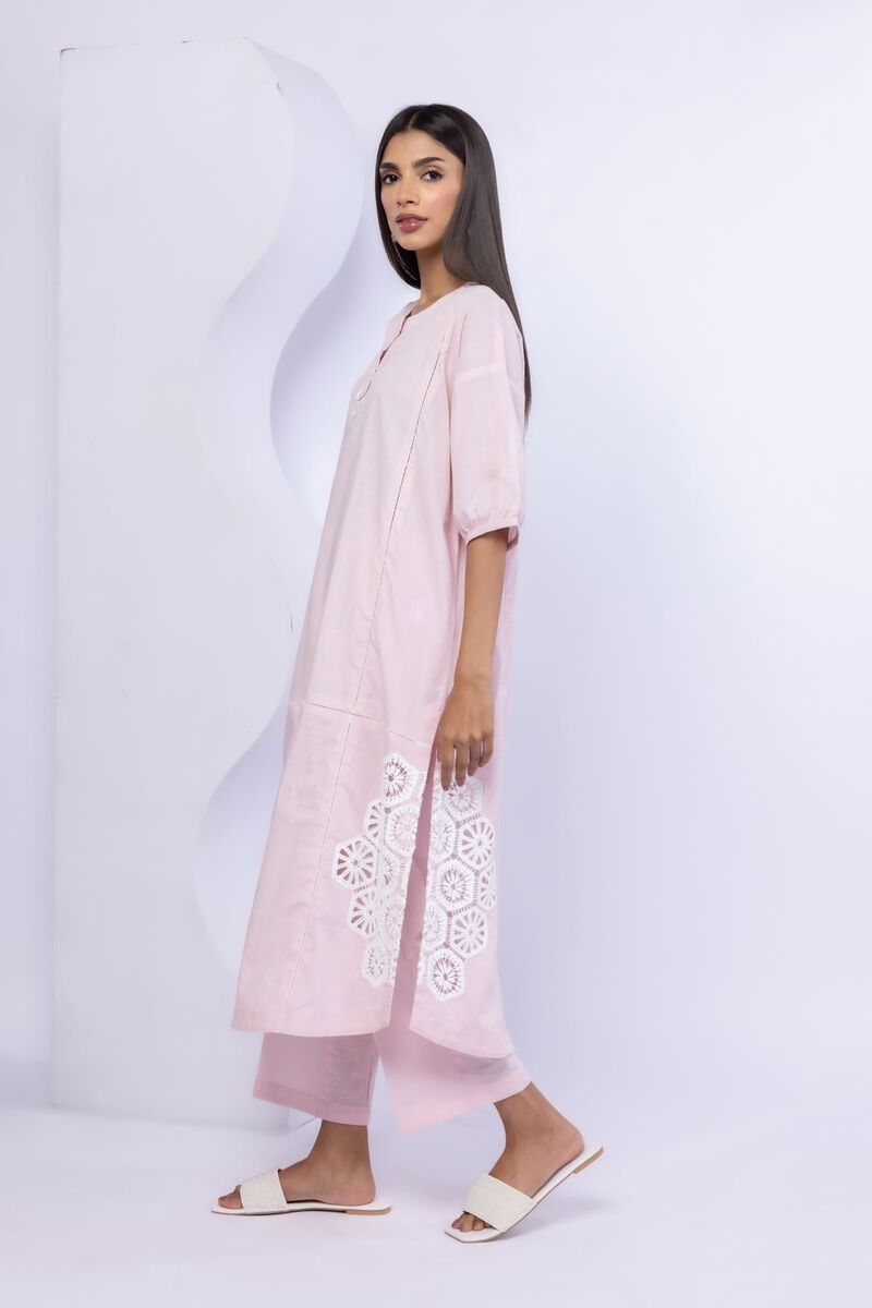 Embroidered | Crosshatch Poplin | Kurta | USD 17.50