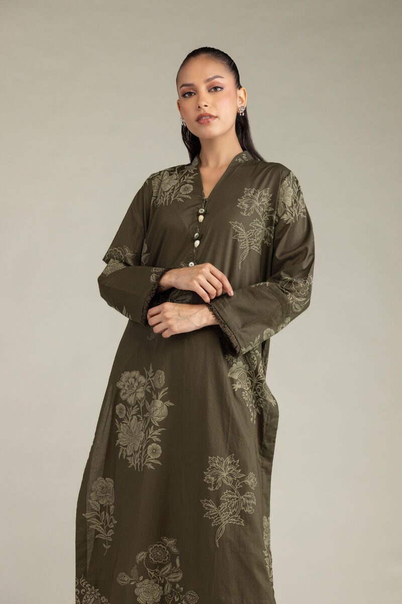 Printed | Cambric | Longline Floral Kurta | USD 17.50