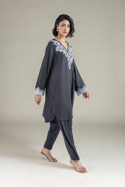 Printed | Marina | Polka Dot Shalwar  | USD 15.00