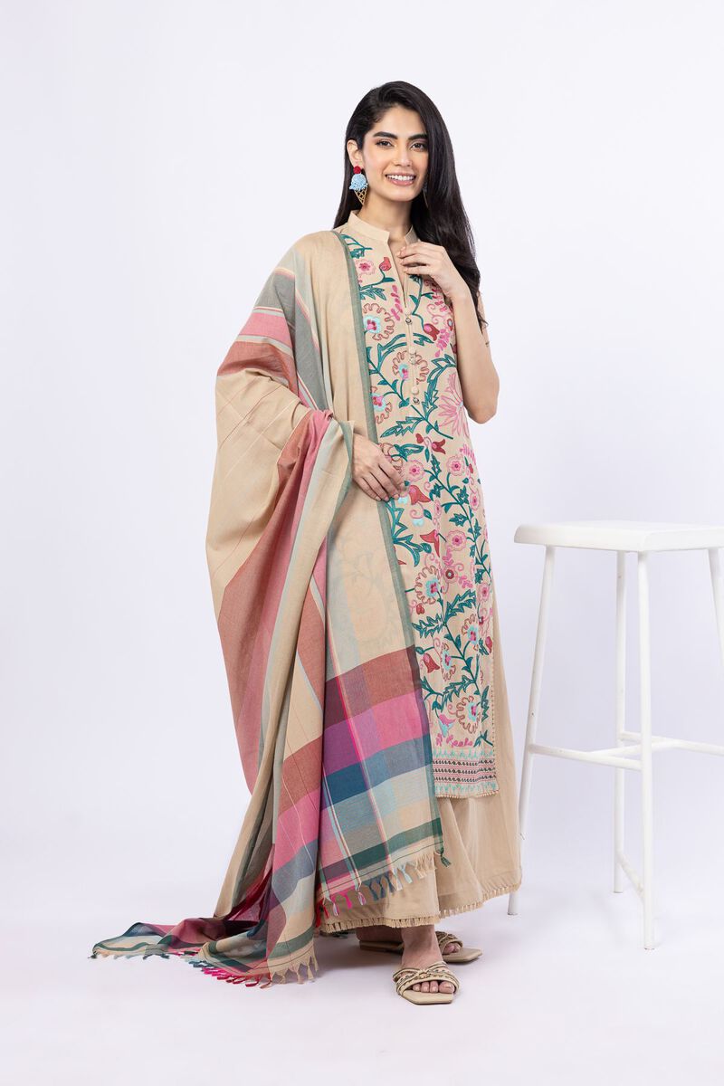 Dyed | Handwoven Cotton | Dupatta | USD 11.50