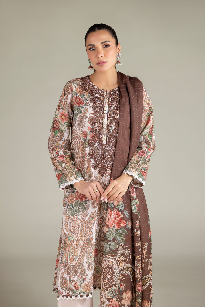 Embroidered | Mesuri | Mesuri 3-Piece Tailored | USD 70.00