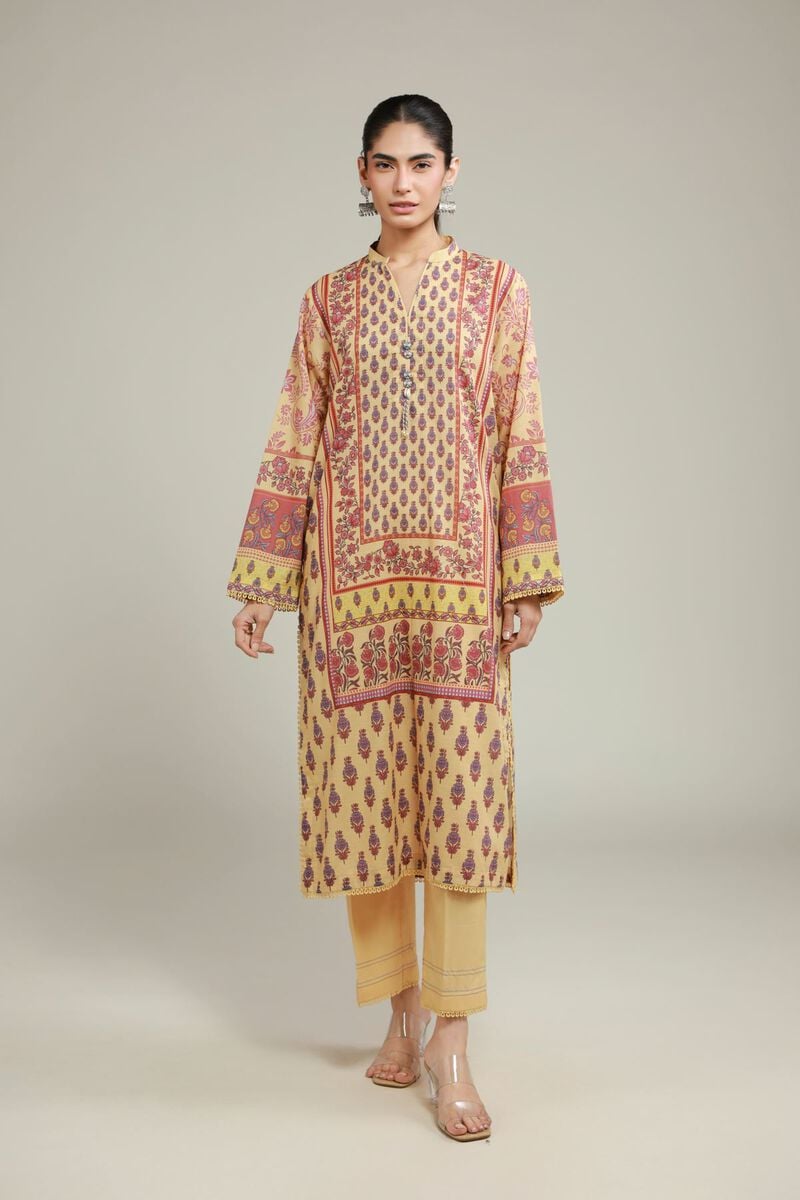 Printed | Cambric | Tailored 2 Piece | Top and Bottom | USD 45.00