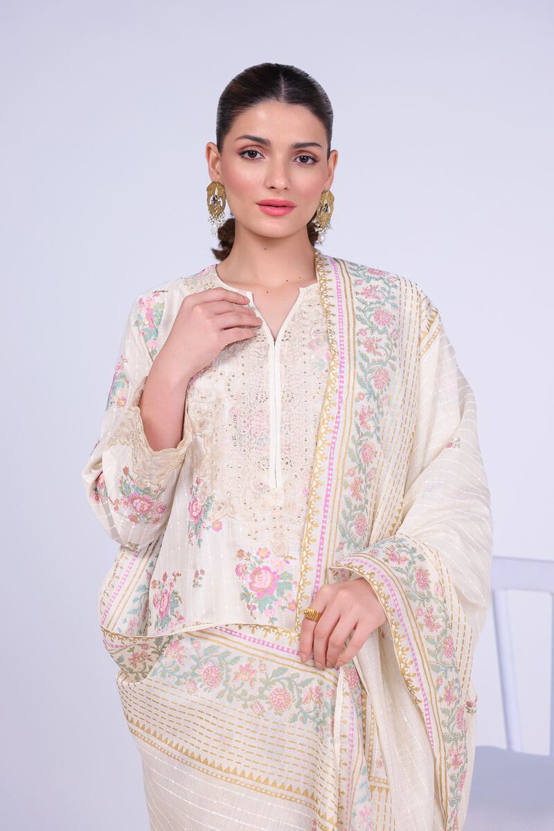 Printed | Cotton Net | Dupatta | USD 33.00