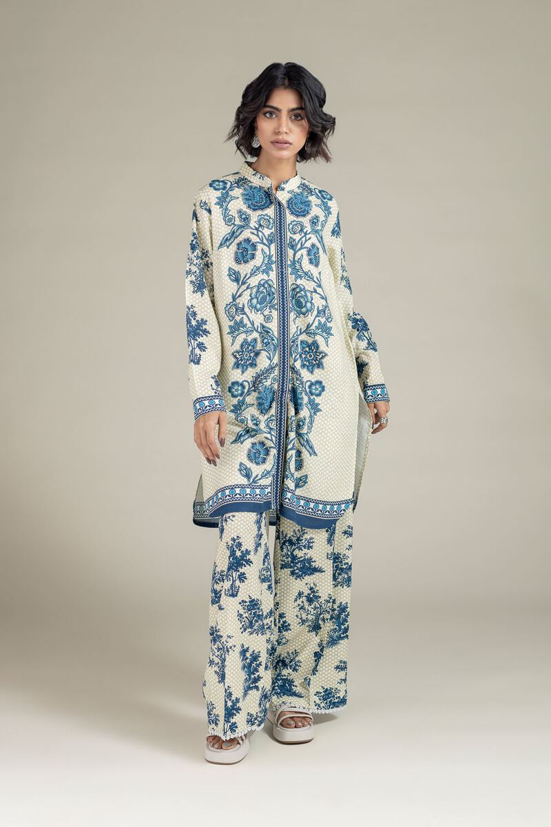 Printed | Raw Silk | Pants | USD 20.00