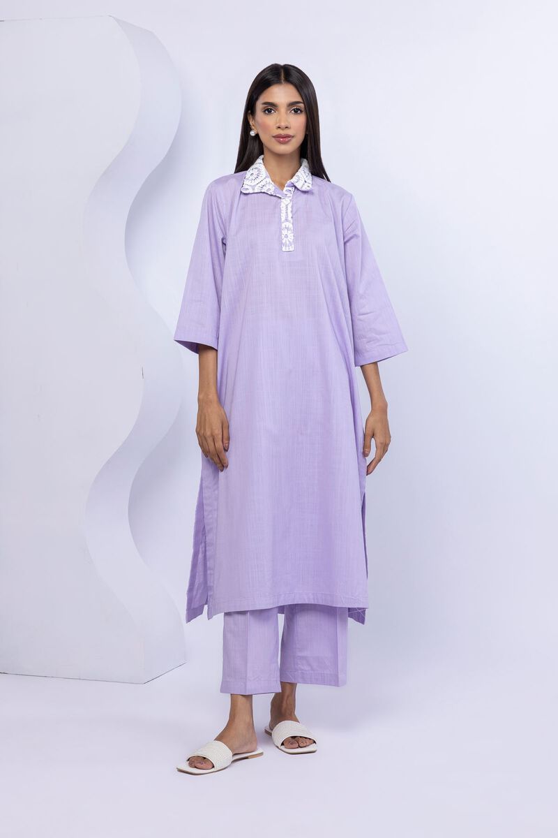 Embroidered | Crosshatch Poplin | Kurta | USD 15.00