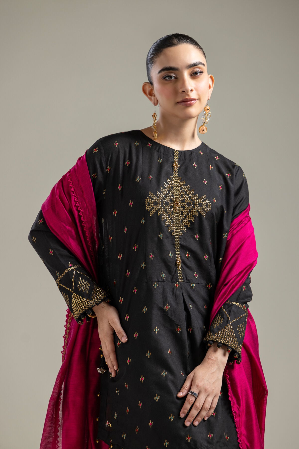 Buy Cotton Net Dupatta | 0.0 N/A | 2-26-107-C-A-VG_MULTI | Khaadi