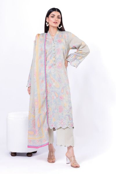Embroidered | Lawn | Fabrics 3 Piece | USD 15.00
