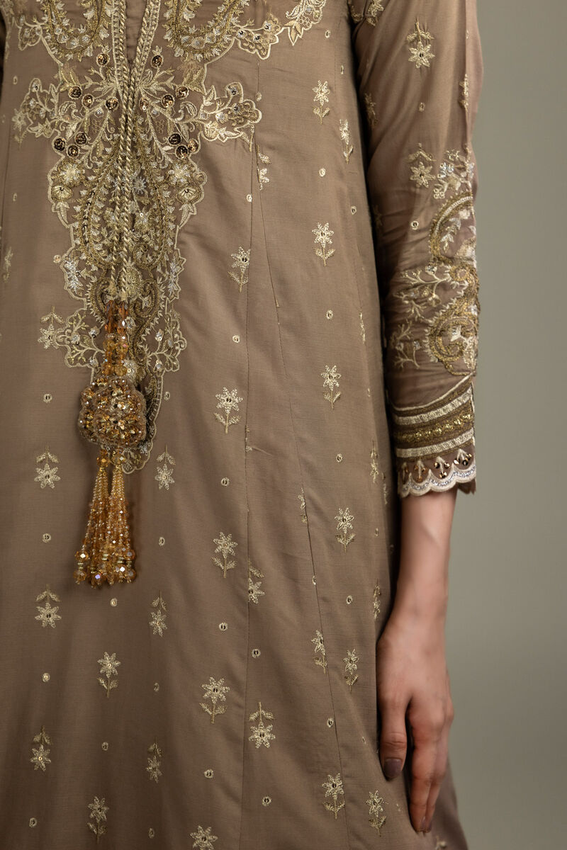 Embroidered | Raw Silk | 3-Piece Co-ord Set | USD 210.00