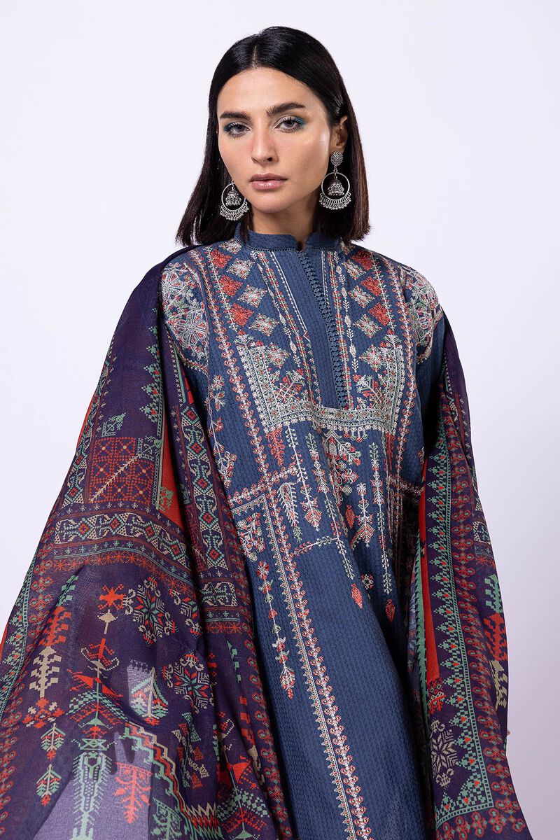 Embroidered | Diamond Dobby | Fabrics 3 Piece | null
