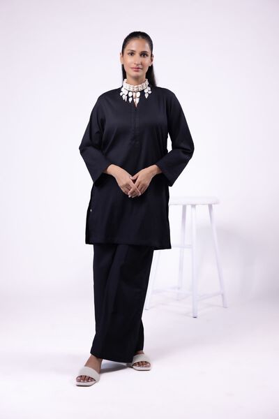 Dyed | Ripple Crinkle | Kurta | USD 12.50