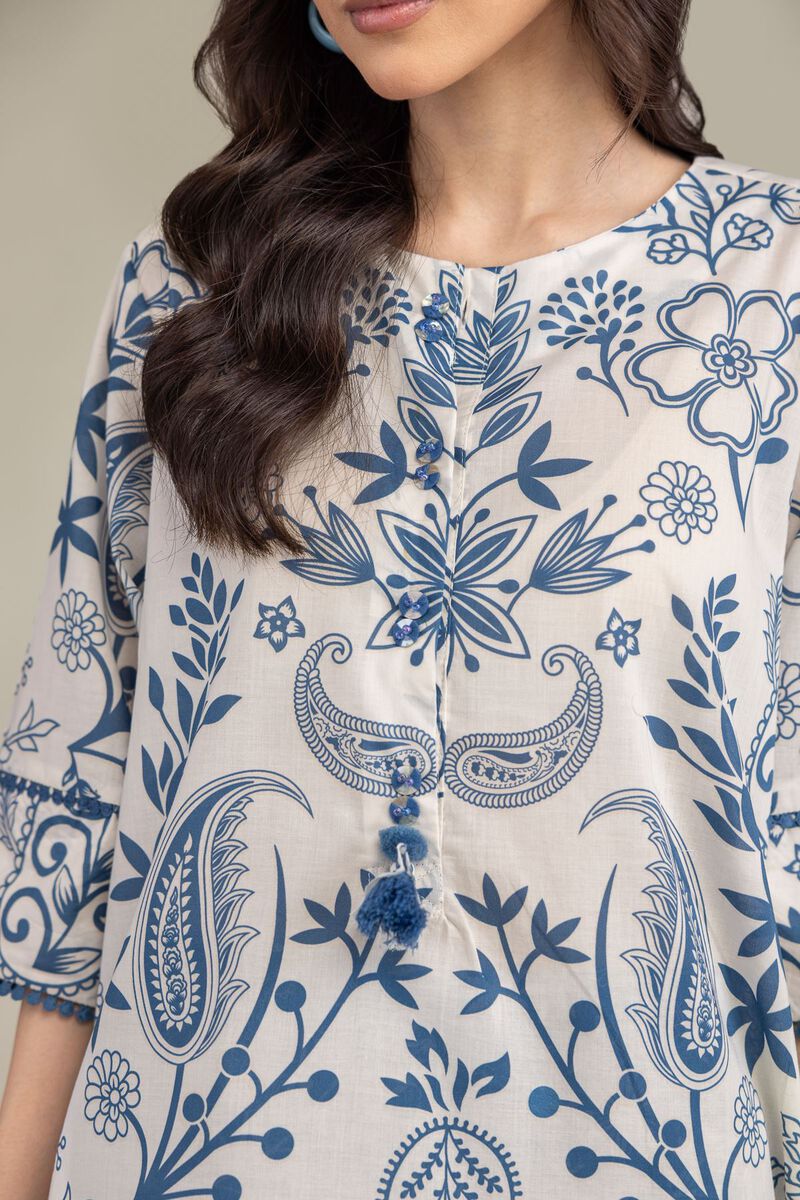 Printed | Cambric | Floral Cambric Kurta | USD 25.00