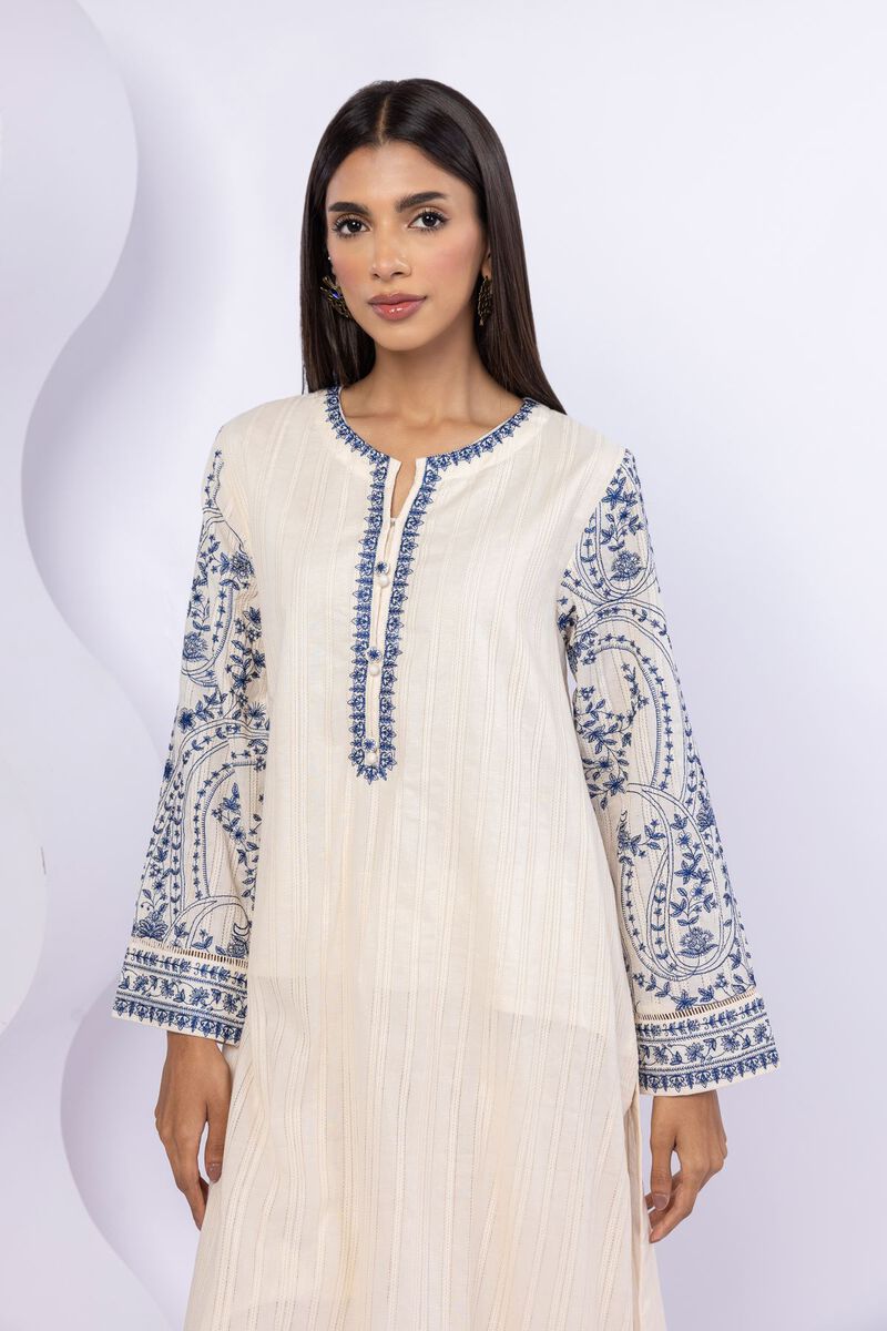 Embroidered | Leno | Kurta | USD 10.50