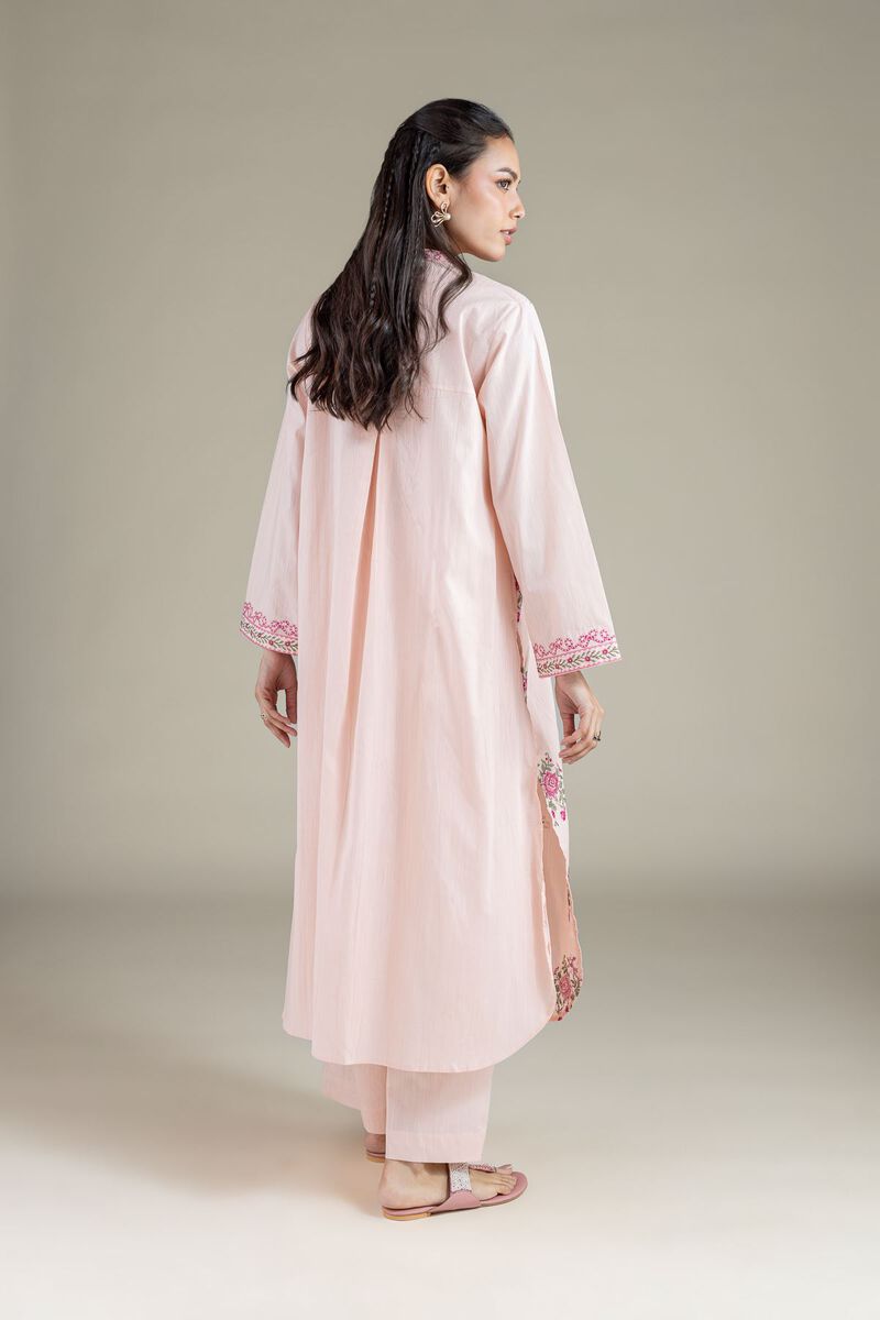 Embroidered | Textured Cambric | Floral Kurta | USD 40.00