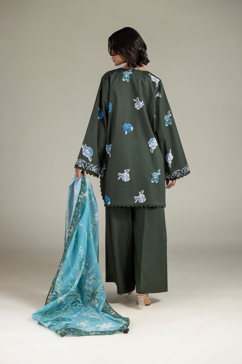 Embroidered | Cambric | Cambric 3-Piece Tailored | USD 80.00
