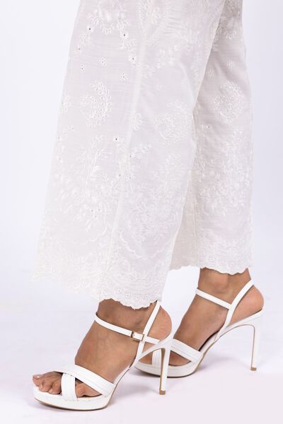 Narrow Culottes, WHITE, hi-res