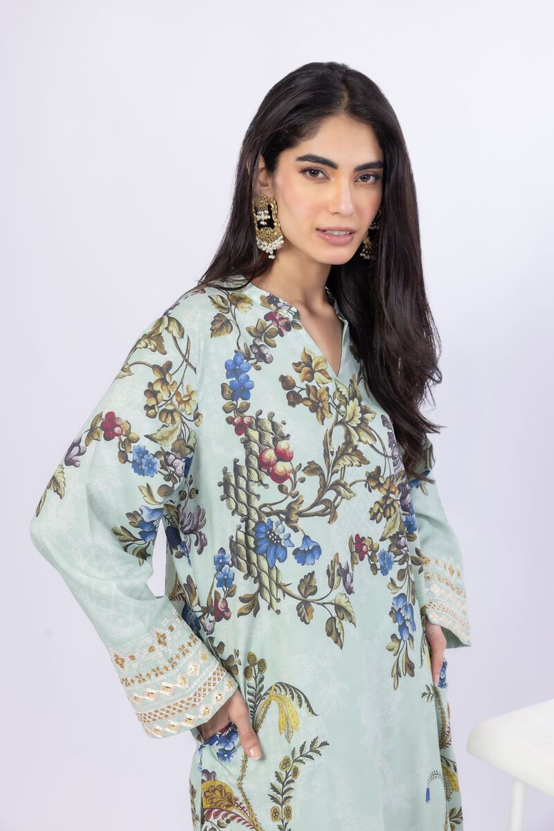 Embroidered | Russian Raw Silk | Kurta | USD 40.00
