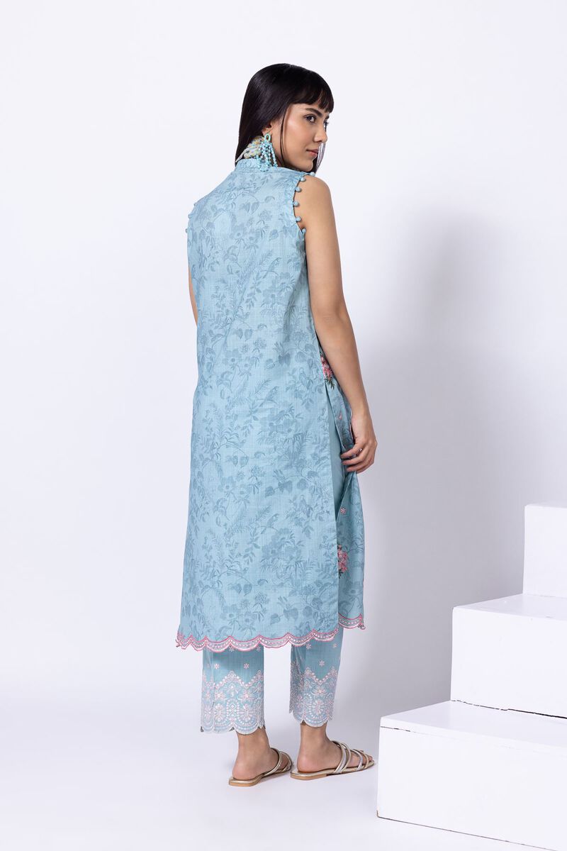 Embroidered | Crosshatch Poplin | Kurta | USD 10.50