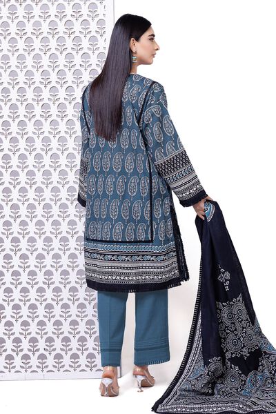 Printed | Light Khaddar | Tailored 3 Piece | USD 21.00