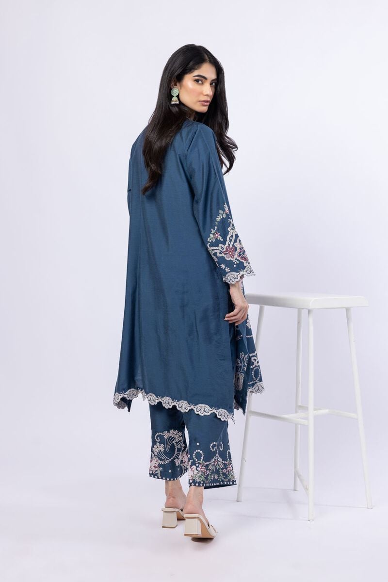 Embroidered | Raw Silk | Kurta | USD 25.00