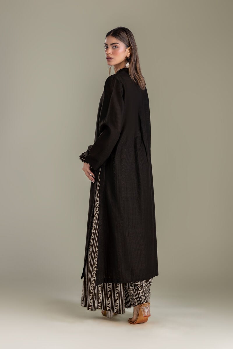 Printed | Light Khaddar | Black Khaddar Kurta | USD 35.00