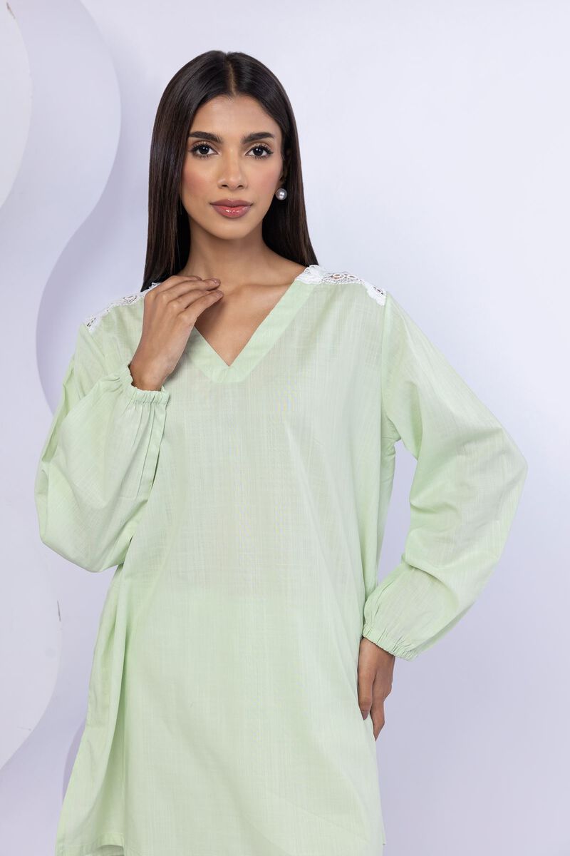 Embroidered | Crosshatch Poplin | Kurta | USD 15.00