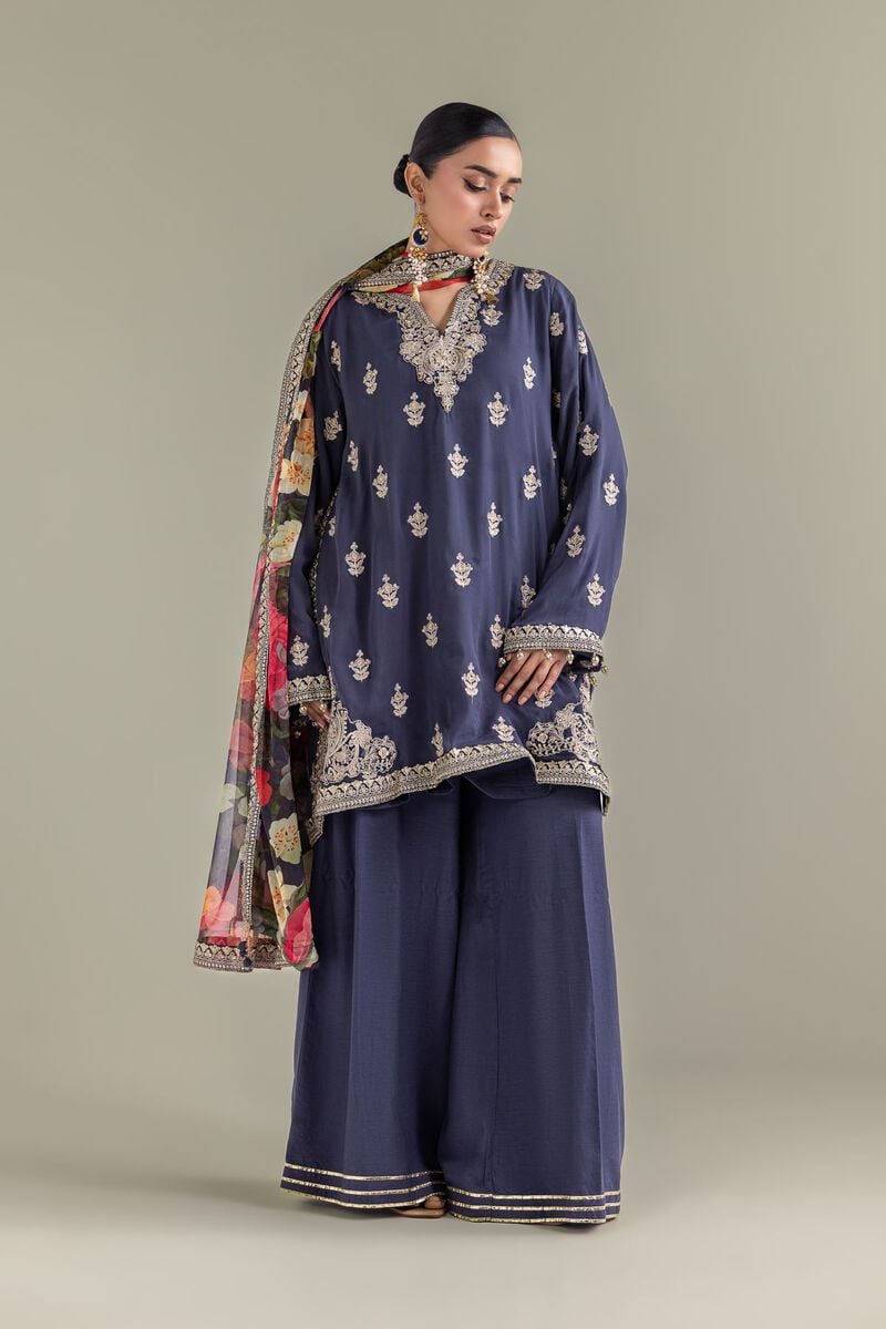 Embroidered | Chiffon | 3-piece Co-ord Set | USD 155.00