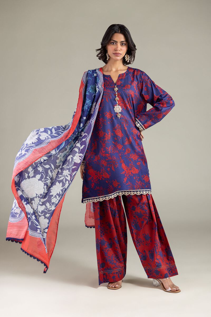 Embroidered | Cambric | Tailored 3-Piece Outfit | USD 80.00