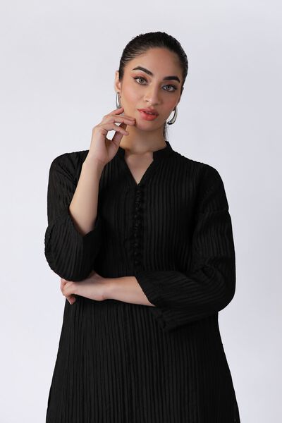 Dyed | Ripple Crinkle | Kurta | USD 25.00