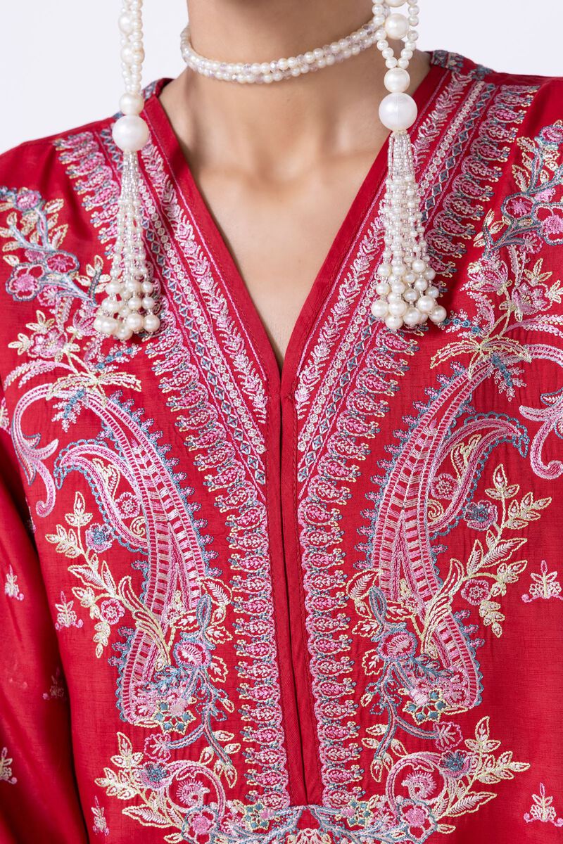 Embroidered | Raw Silk | Kurta | null