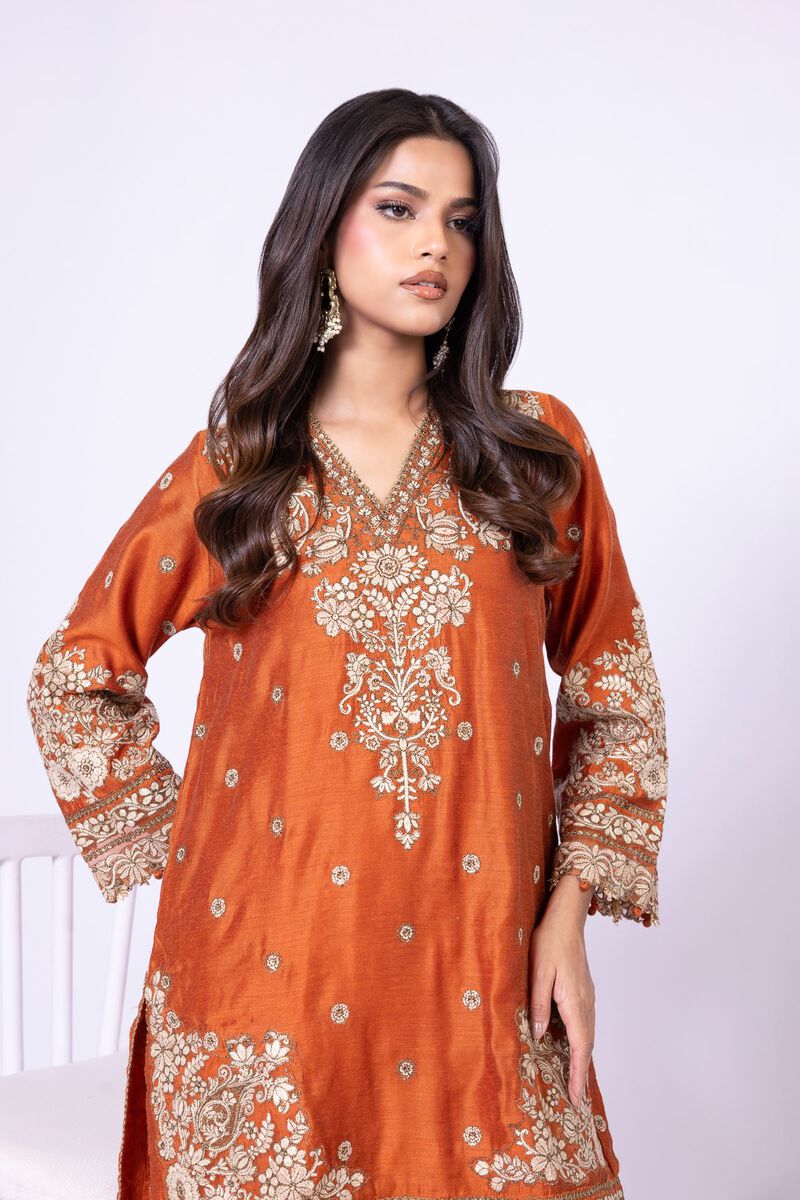 Embroidered | Viscose Polyester Net | Kurta | USD 35.00