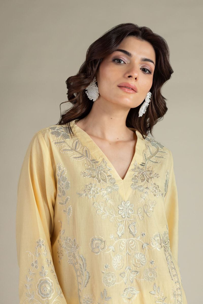 Embroidered | Cambric | Tailored 2 Piece | Top and Bottom | USD 65.00