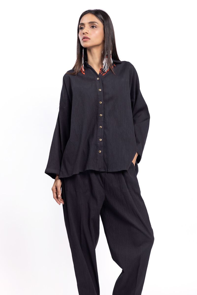 Dyed | Ripple Crinkle | Shirt | null