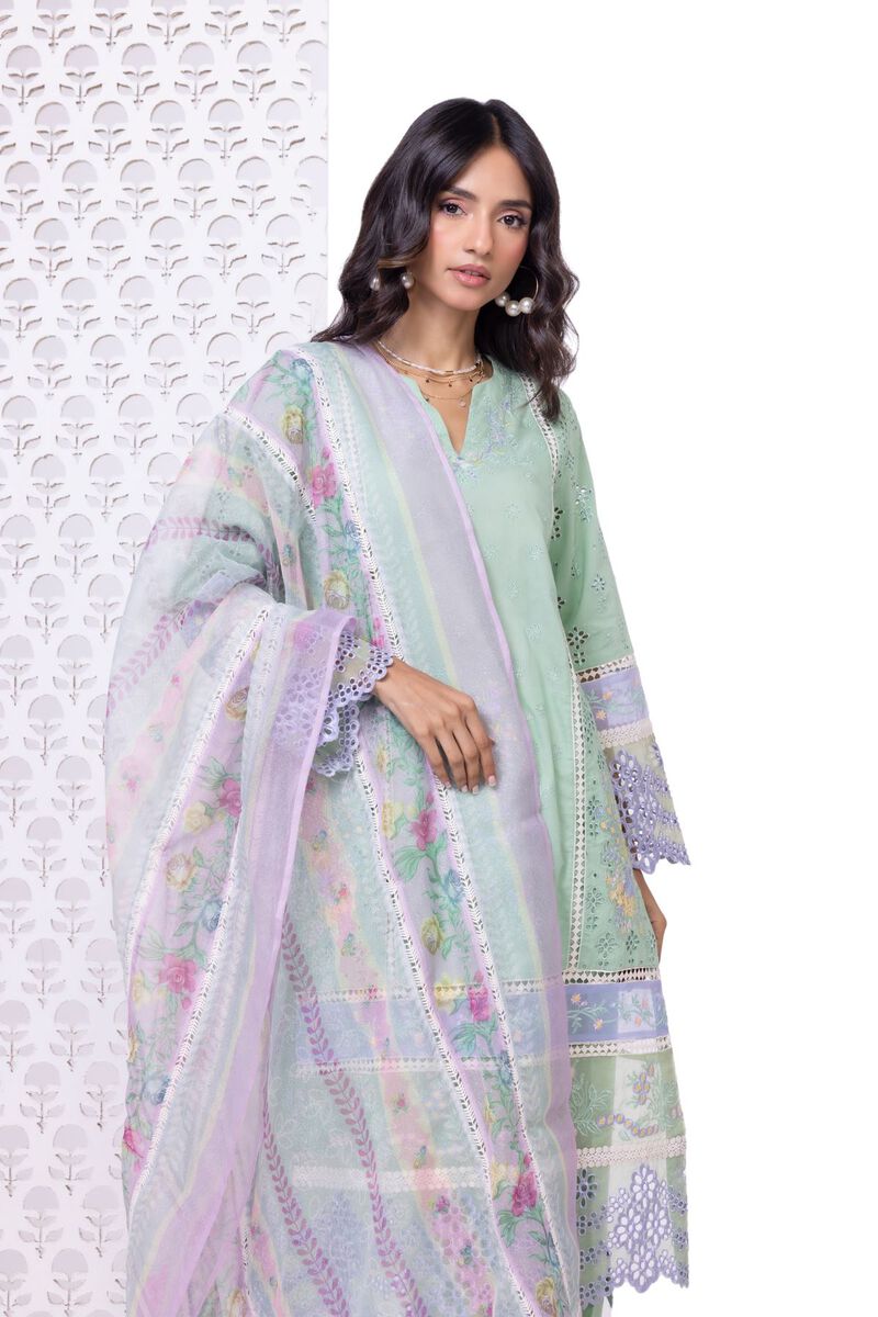 Embroidered | Karandi Net | Dupatta | null