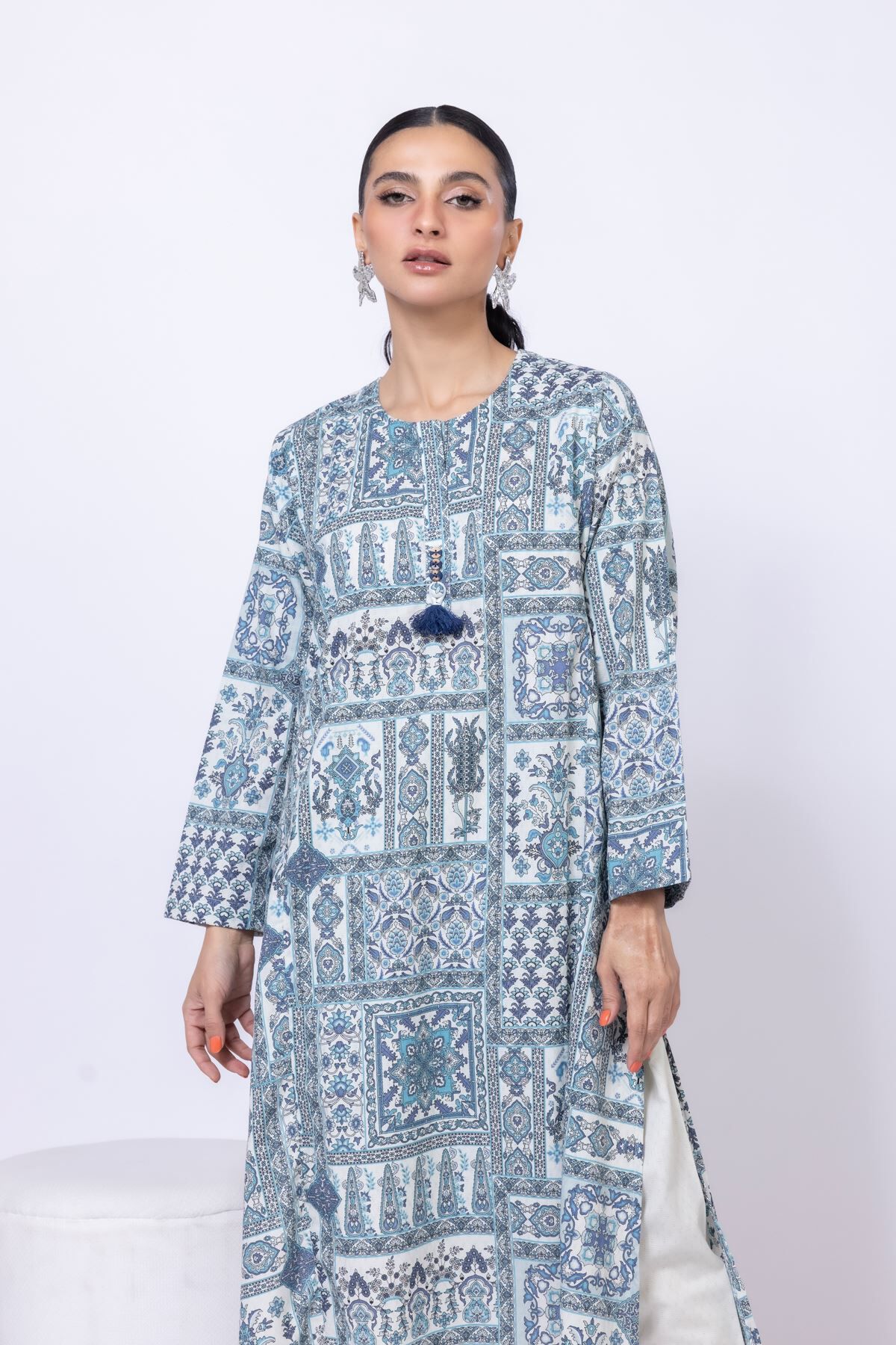 Buy Kurta | 0.0 N/A | OTD4-EX23-07TA-VG_MULTI | Khaadi United States