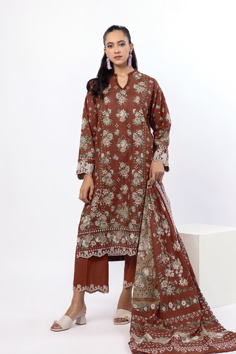 Embroidered | Light Khaddar | Tailored 3 Piece | USD 50.00
