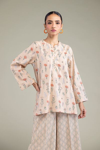 Printed | Cambric | Floral Cambric Kurta | USD 30.00
