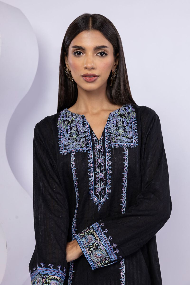Embroidered | Leno | Kurta | USD 35.00
