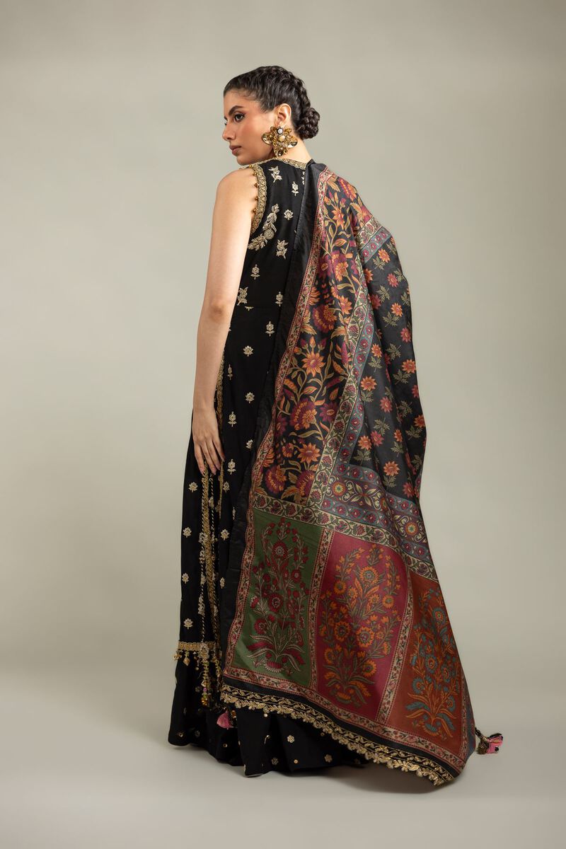 Embroidered | Raw Silk | 3-Piece Co-ord Set | USD 180.00