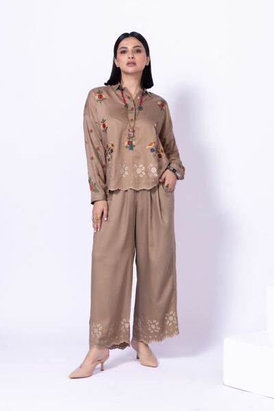 Embroidered | Viscose Crepe | Blouse | USD 9.00