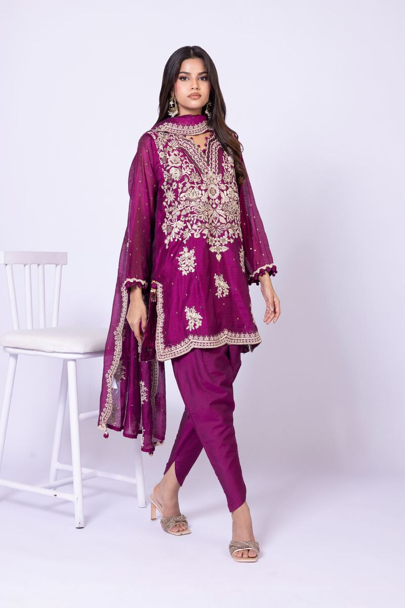 Embroidered | Viscose Polyester Net | Dupatta | USD 17.50