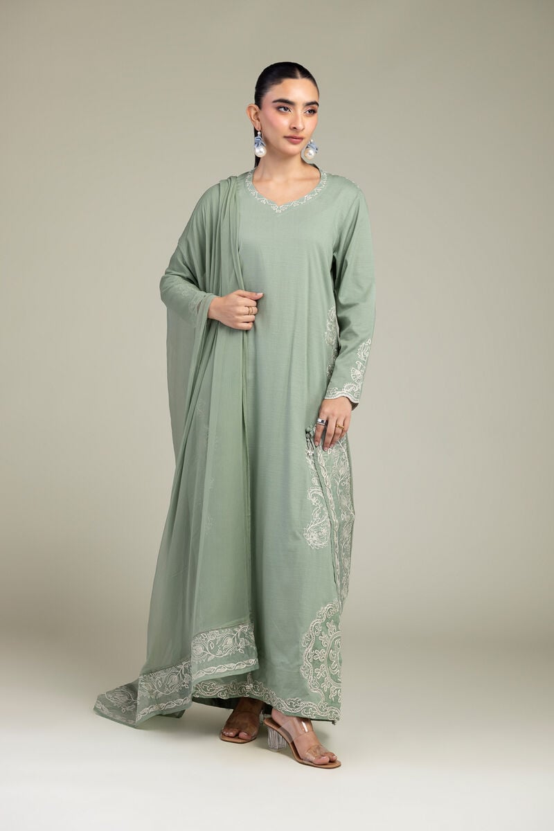 Embroidered | Chiffon | Chiffon Embroidered Dupatta | USD 40.00
