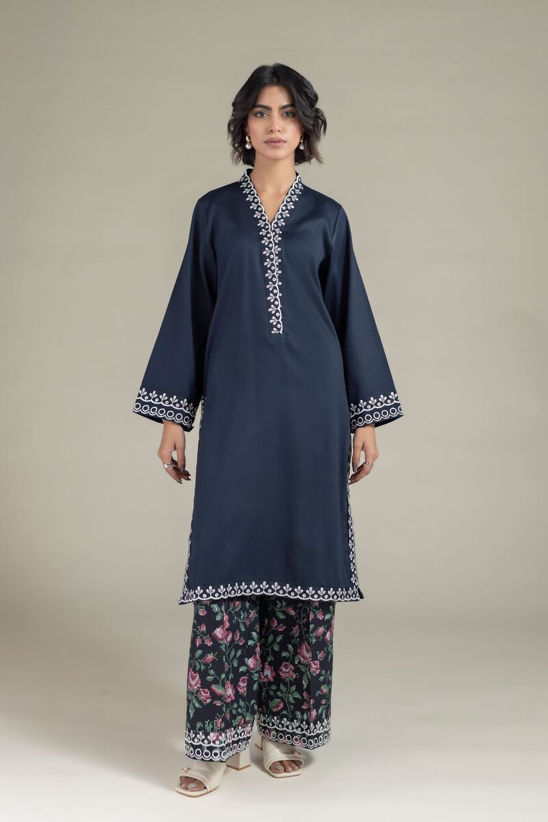 Embroidered | Textured Cotton | Pants | USD 15.00