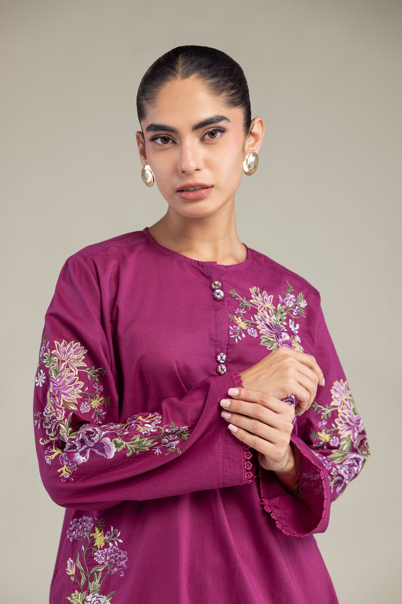 Embroidered | Cambric | Short Cambric Kurta | USD 40.00