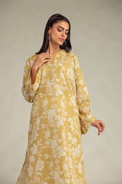 Printed | Cambric | Cambric Longline Kurta | USD 35.00