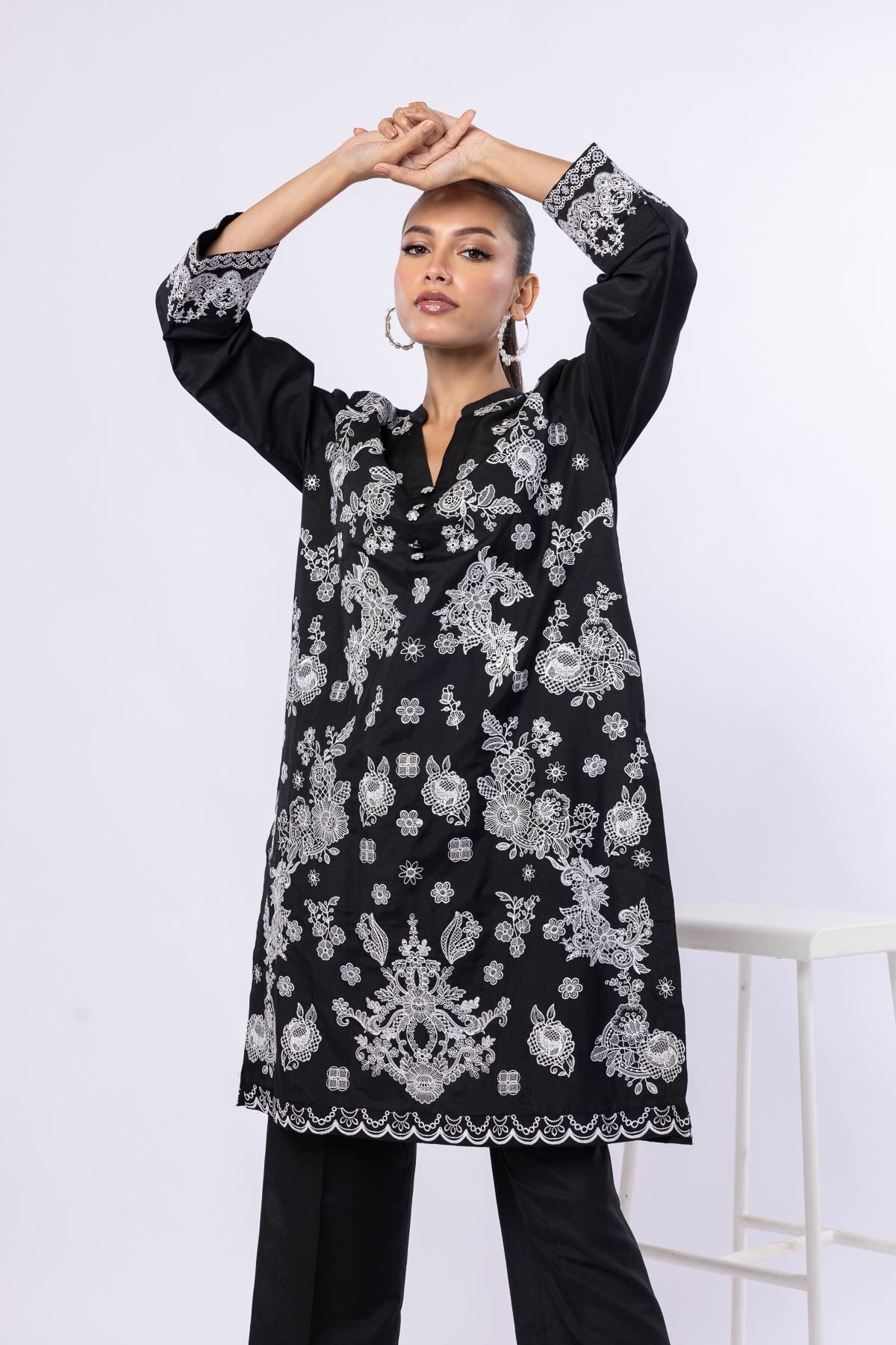 Buy Kurta | 0.0 N/A | 25-09-9S1-01TA-VG_MULTI | Khaadi United States
