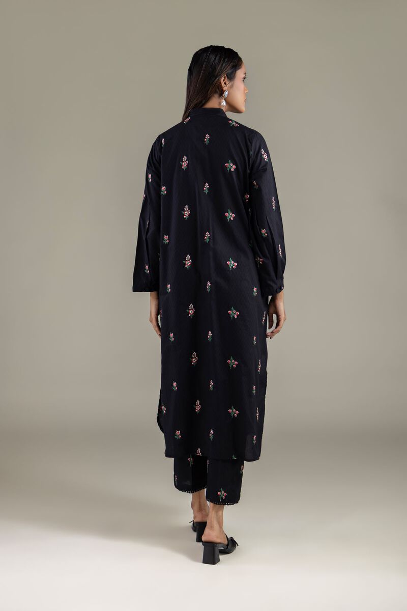 Embroidered | Cotton Dobby | Long Floral Kurta | USD 40.00